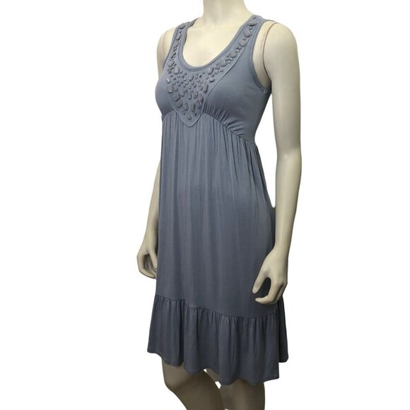 Dresses & Skirts - ECI NEW YORK‎ GRAY DRESS BEADS EMBELLISH SZ 2 NWT